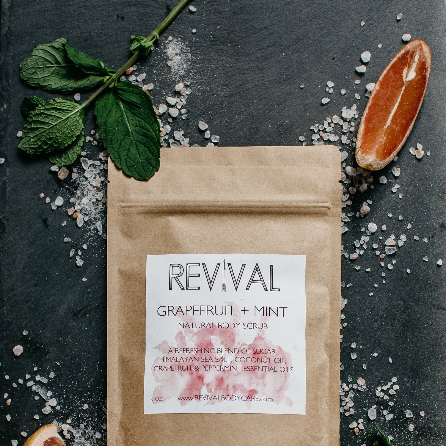 GRAPEFRUIT + MINT BODY SCRUB