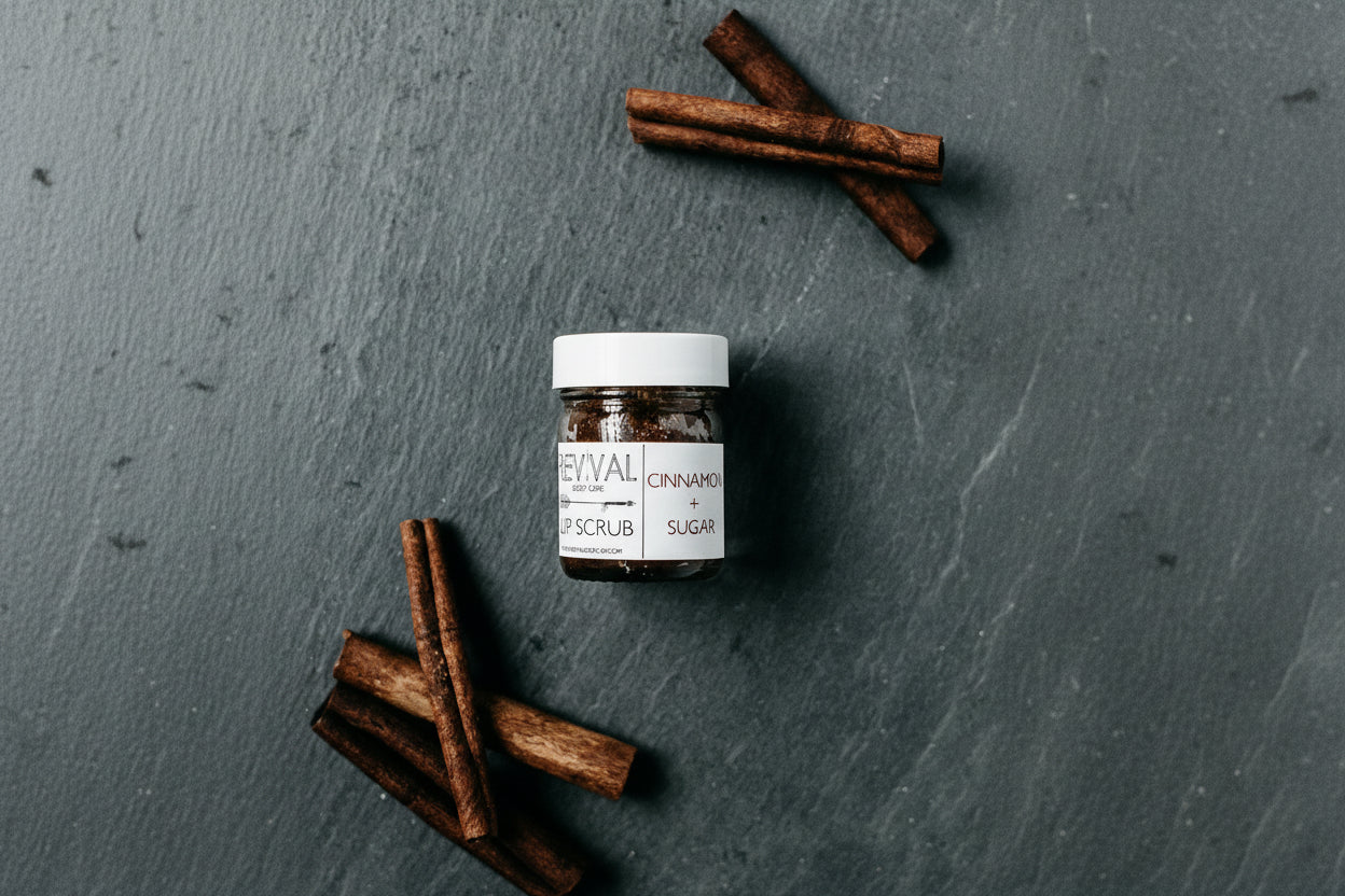 CINNAMON + SUGAR LIP SCRUB