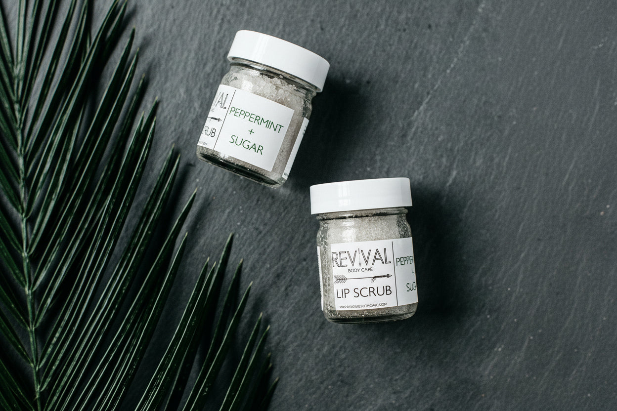 PEPPERMINT + SUGAR LIP SCRUB
