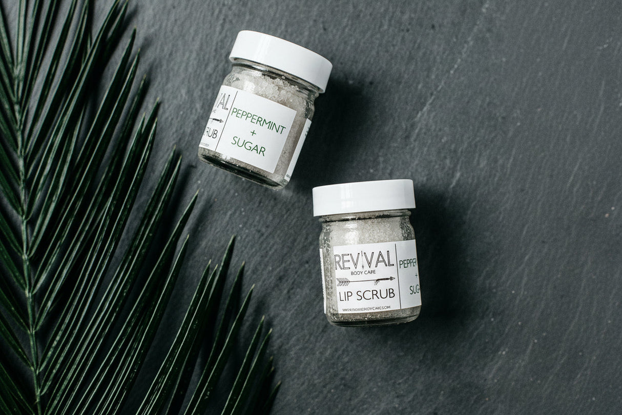 PEPPERMINT + SUGAR LIP SCRUB