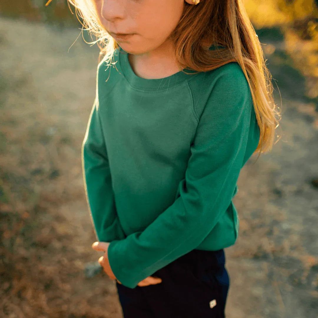 River Long Sleeve T-Shirt - Hunter Green