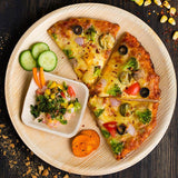 Bosnal - Palm Leaf Biodegradable Plates, 10 inch, Round