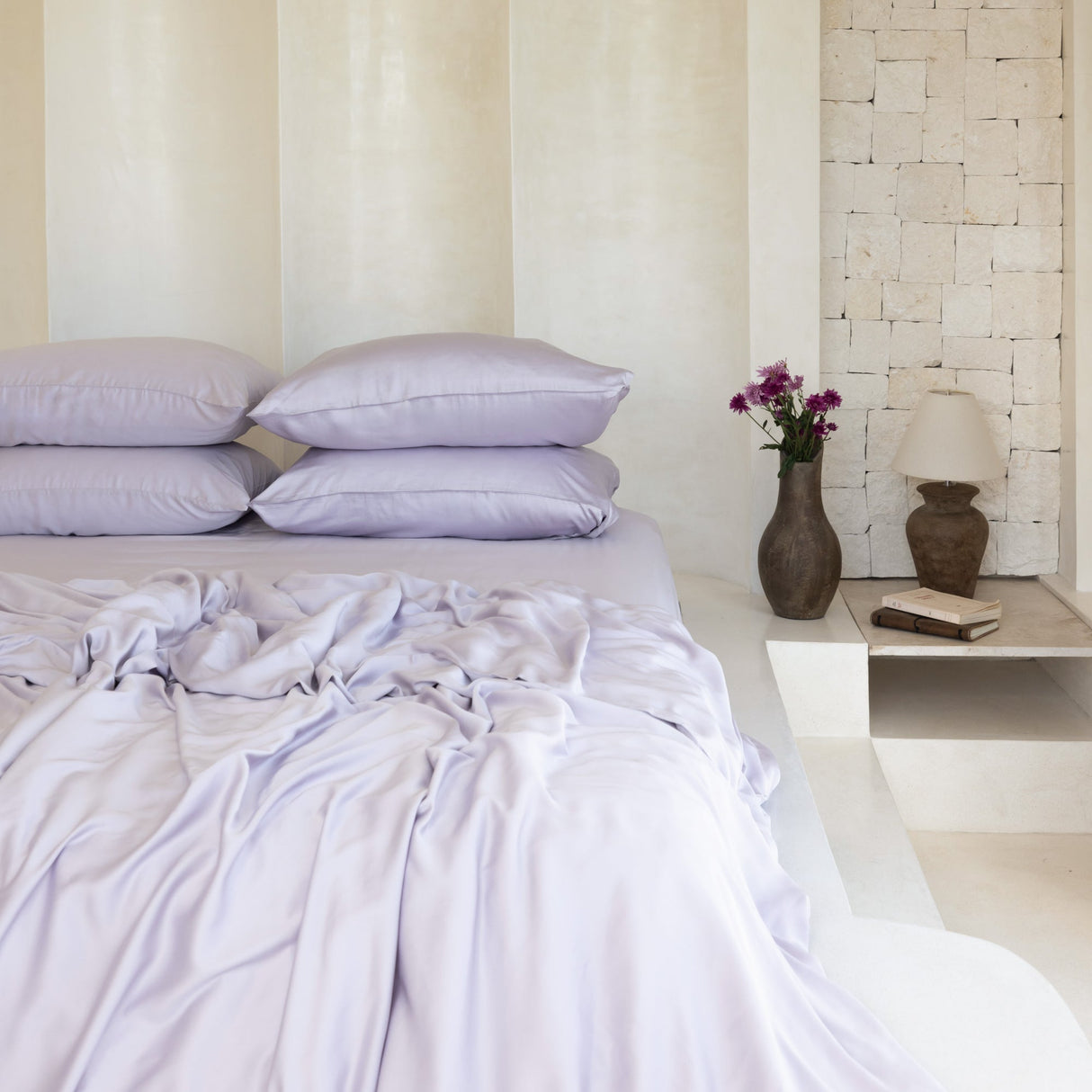 Organic Bamboo Sateen Bed Sheet Set