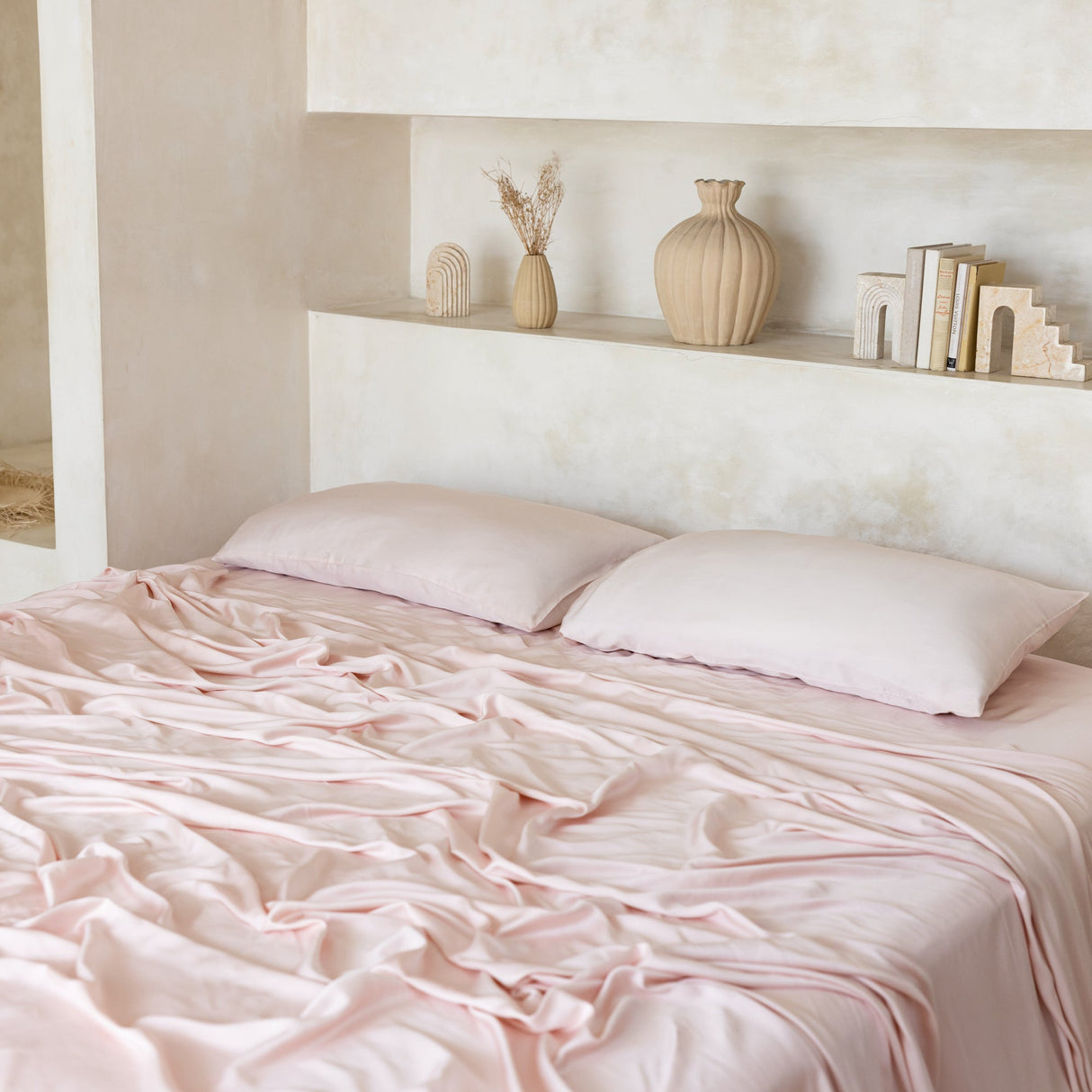 Organic Bamboo Sateen Bed Sheet Set