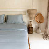 Organic Bamboo Sateen Duvet Cover Set