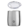 Stainless Steel Rocks Glass with Lid, Steel