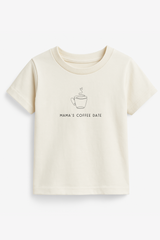 Mama's Coffee Date Organic Kids T-shirt