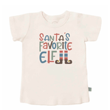 graphic tee | santas favorite elf