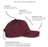 World's Most Sustainable Organic Baseball Cap