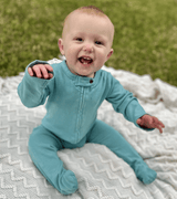 footie | vintage aqua