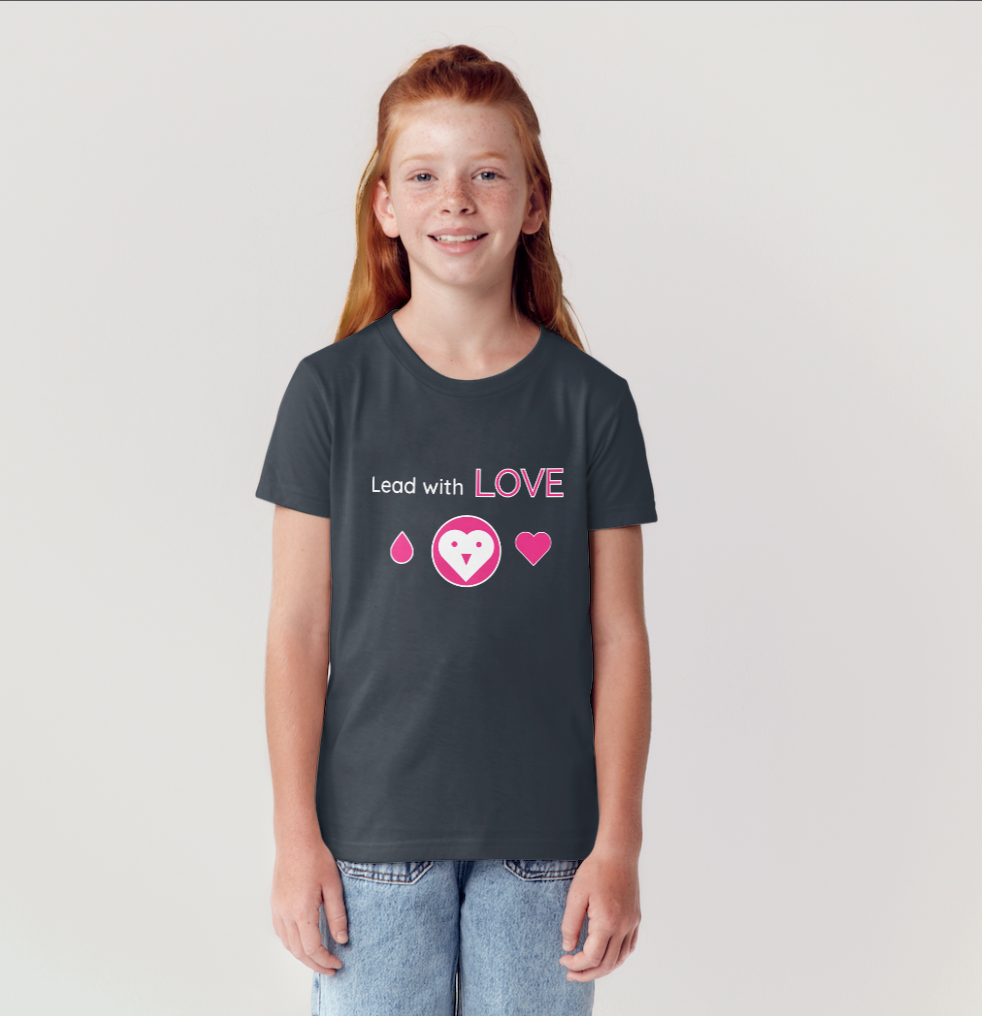 Organic Cotton Kids Traceable Lead with LOVE T-Shirt