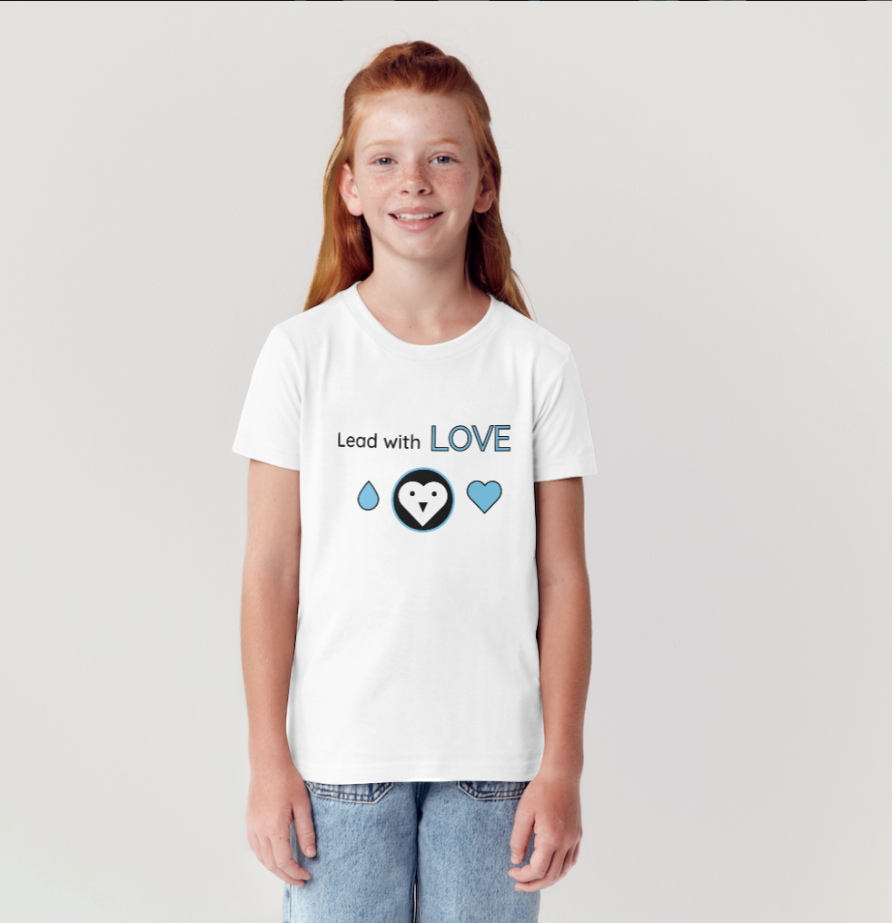 Organic Cotton Kids Traceable Lead with LOVE T-Shirt