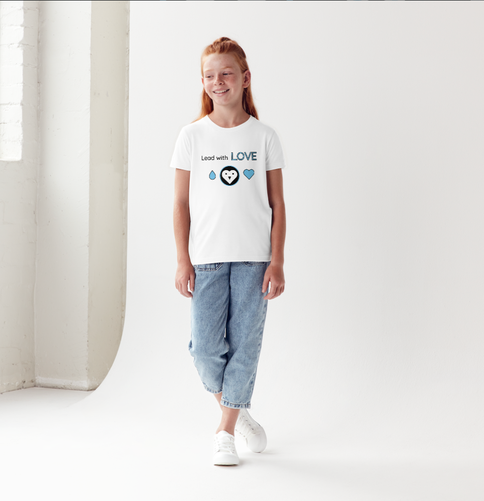 Organic Cotton Kids Traceable Lead with LOVE T-Shirt