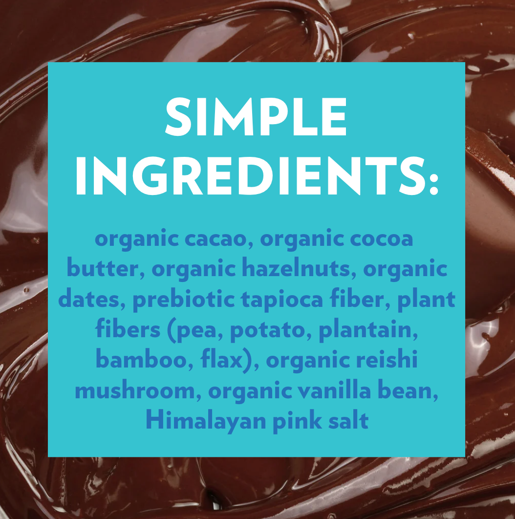 Dark Chocolate Brownie Batter Hazelnut Butter Hearts (3 Bags)