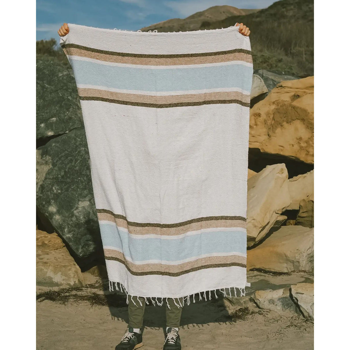 Sustainable Throw Blanket - Seaward