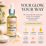 Organic Self Tan Drops for Face & Body 1 oz.