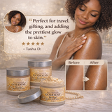 Organic Shimmering Whipped Body Butter Trio