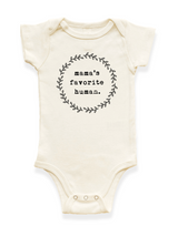 Mama's Favorite Human Organic Baby Bodysuit
