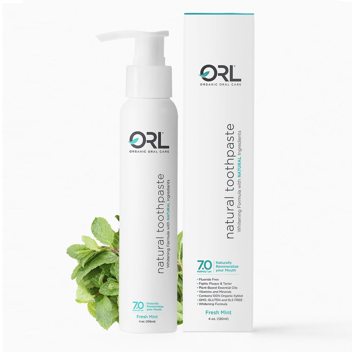 Single Fresh Mint Natural Hydroxyapatite Toothpaste