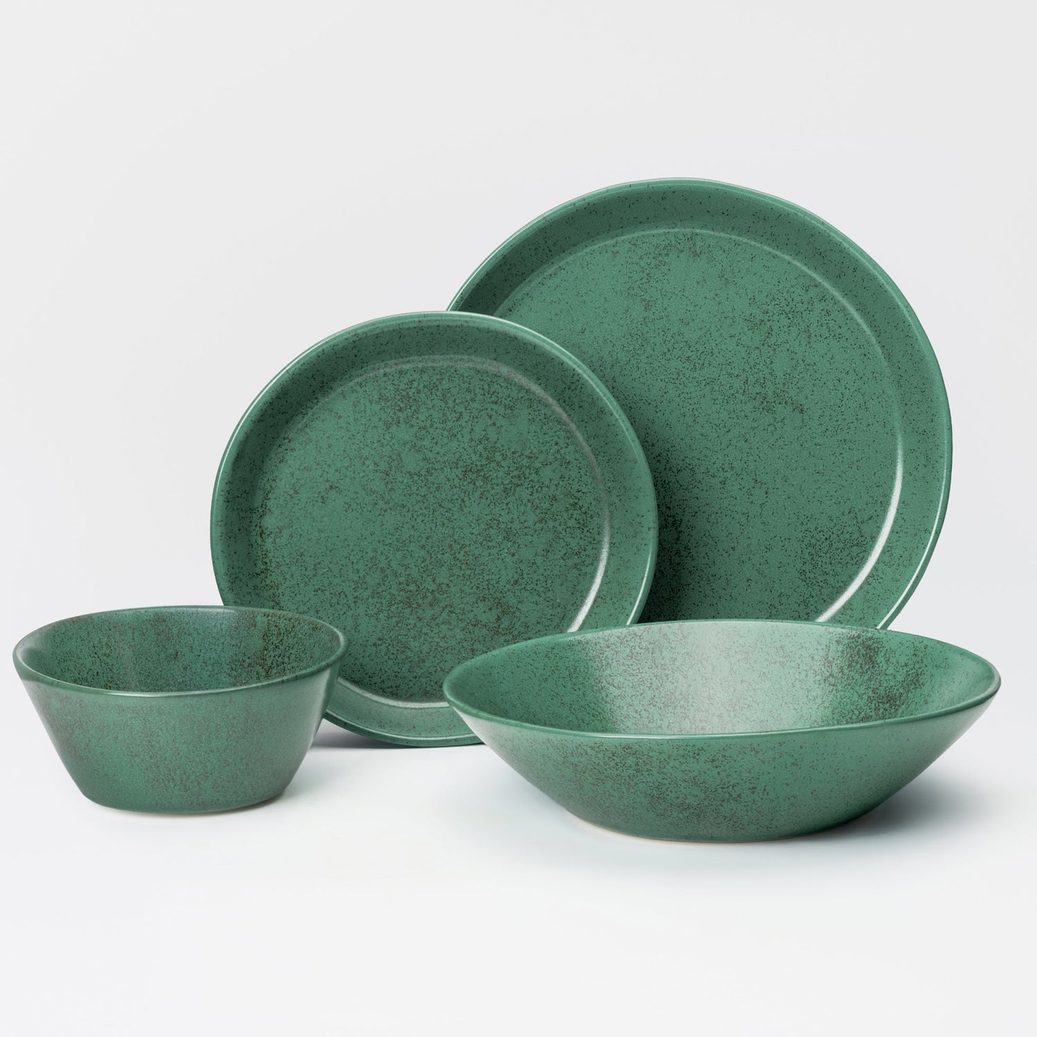 4 Piece Skali Coupe Dinner Setting