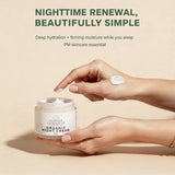 Organic Skin Renewal Night Face Cream - Hydrates & Lifts