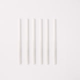 Skinny 6" Glass Cocktail Straw Set - Air
