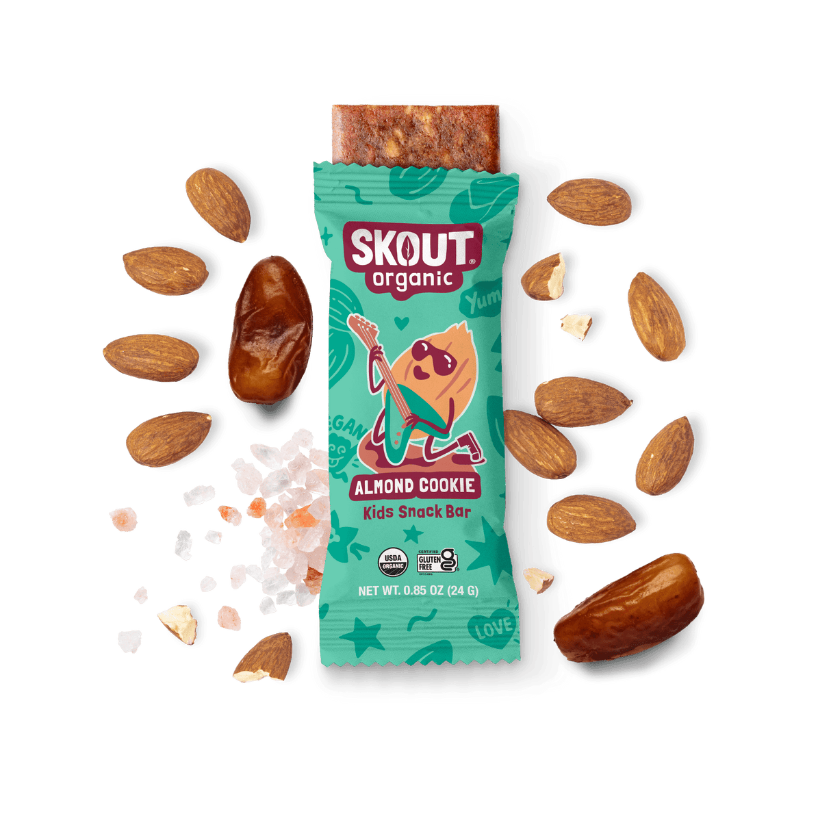 Skout Organic Almond Cookie Kids Bar