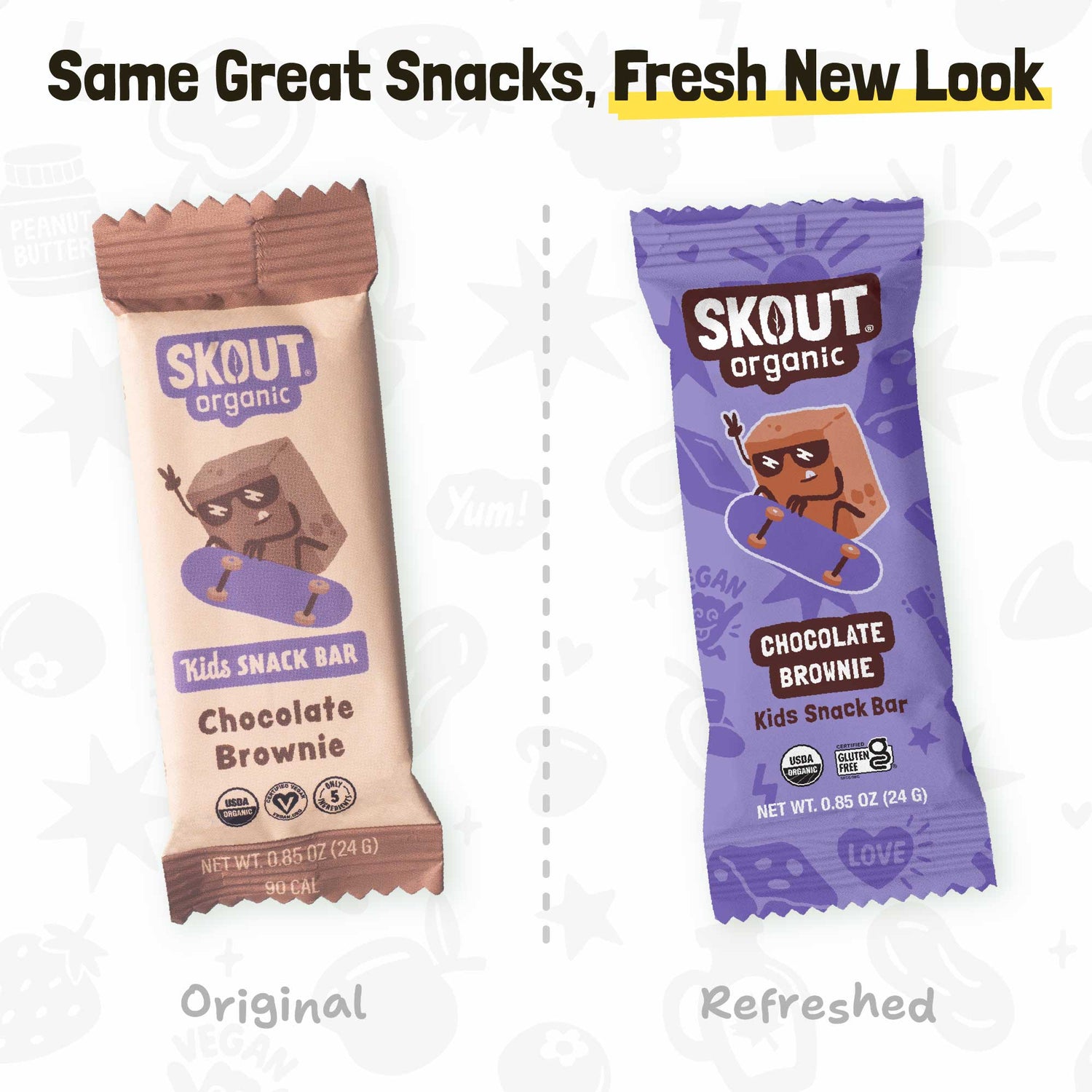 Skout Organic Chocolate Brownie Kids Bar
