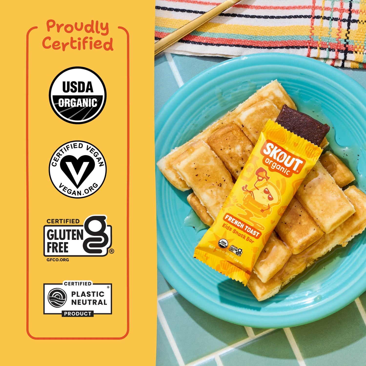 Skout Organic French Toast Kids Bar