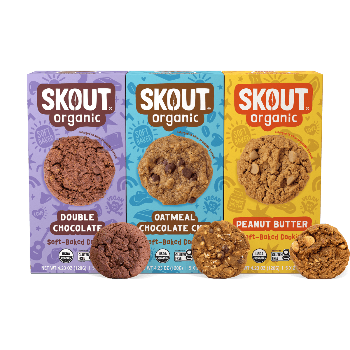 Skout Organic Soft Baked Cookie Variety Pack
