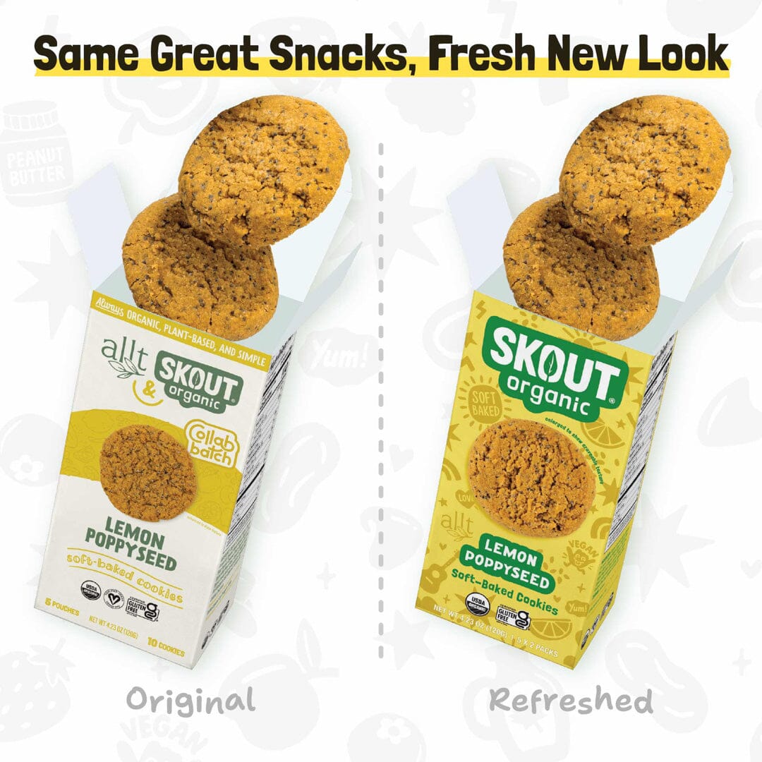 Skout Organic Lemon Poppyseed Soft Baked Cookies
