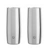 Stainless Steel Highball Cocktail Glass Set, Set of 2 - Steel