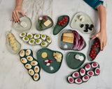 Riverstone Salad Plates, Stacy London & Haand Collection