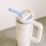 Tumbler 12" Glass Straw Set - Iridium