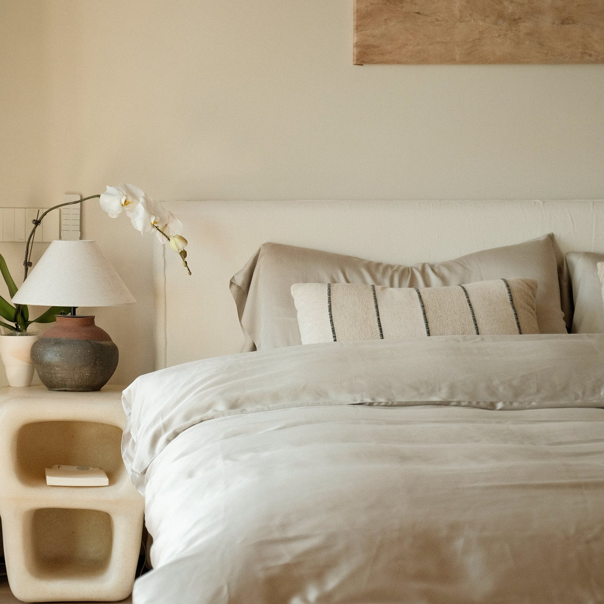 Organic Bamboo Sateen Duvet Cover Set