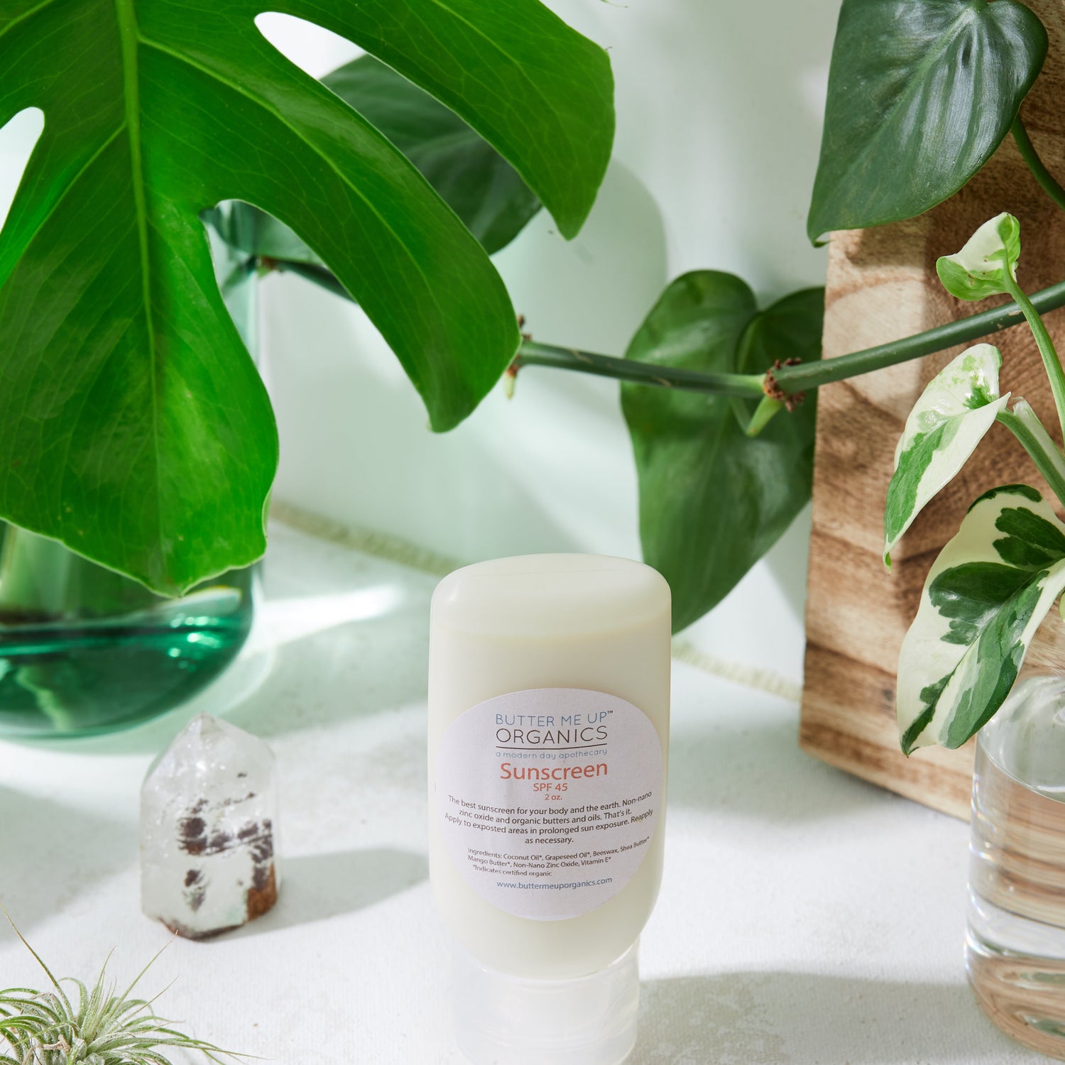 Natural Organic Sunscreen / Safe Sunscreen / Non-Nano Zinc Oxide Sunscreen / Sun Protection / Butter Me Up Organics