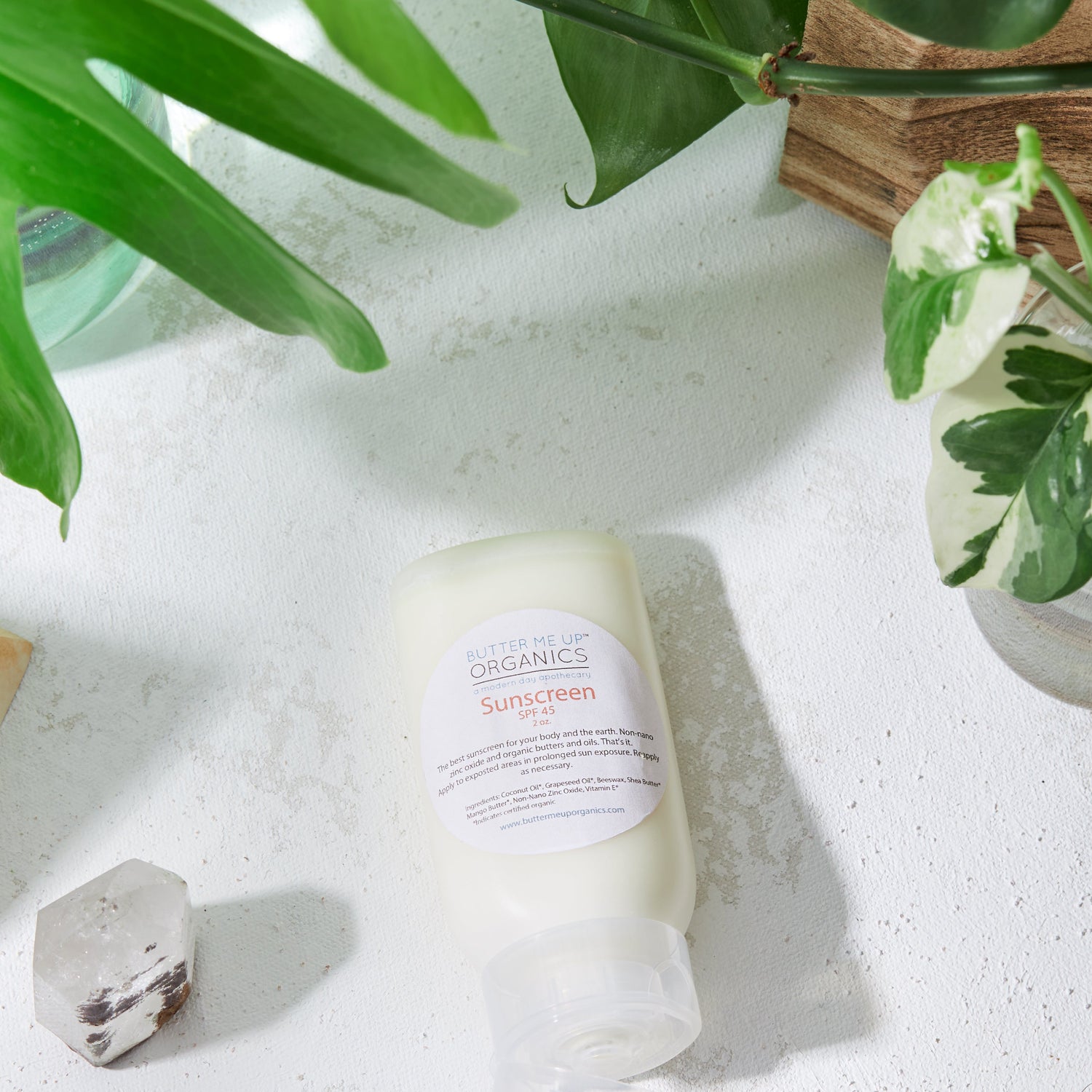Natural Organic Sunscreen / Safe Sunscreen / Non-Nano Zinc Oxide Sunscreen / Sun Protection / Butter Me Up Organics