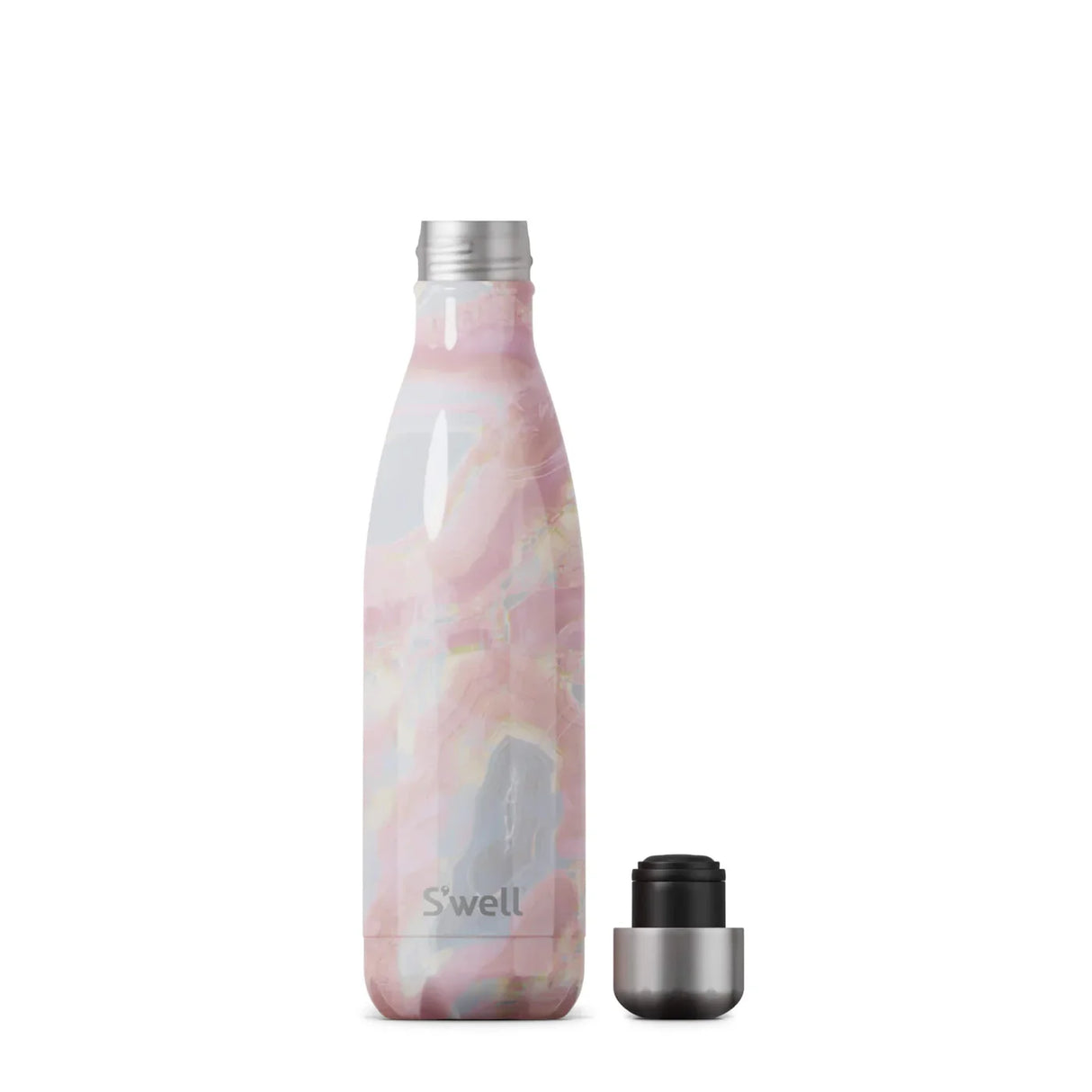 Geode Rose Insulated Stainless Steel Bottle – 17 oz