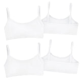 Soft Cotton Training Bra 2 Pack | White/White