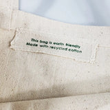 Recycled Canvas Tote Bag - Natural