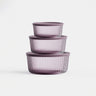 Tinted Round Container Set