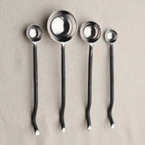 Twig Black Measuring Spoons Set