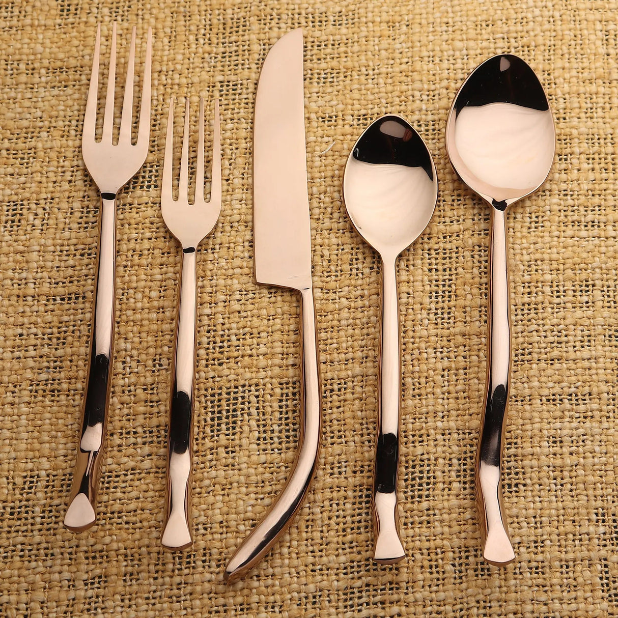 Twig PVD 5 Pc. Flatware Set
