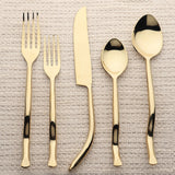 Twig PVD 5 Pc. Flatware Set