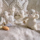 Lamb Organic Rubber Teether, Rattle & Bath Toy