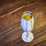 Stainless Steel Champagne Flute , Marble