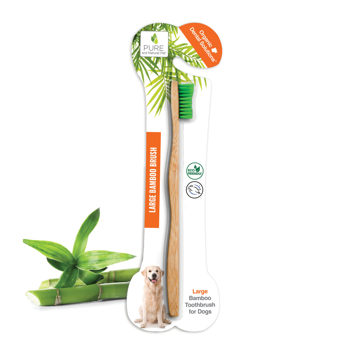 Bamboo Toothbrush for Large Dogs - Organic Dental Solutions®