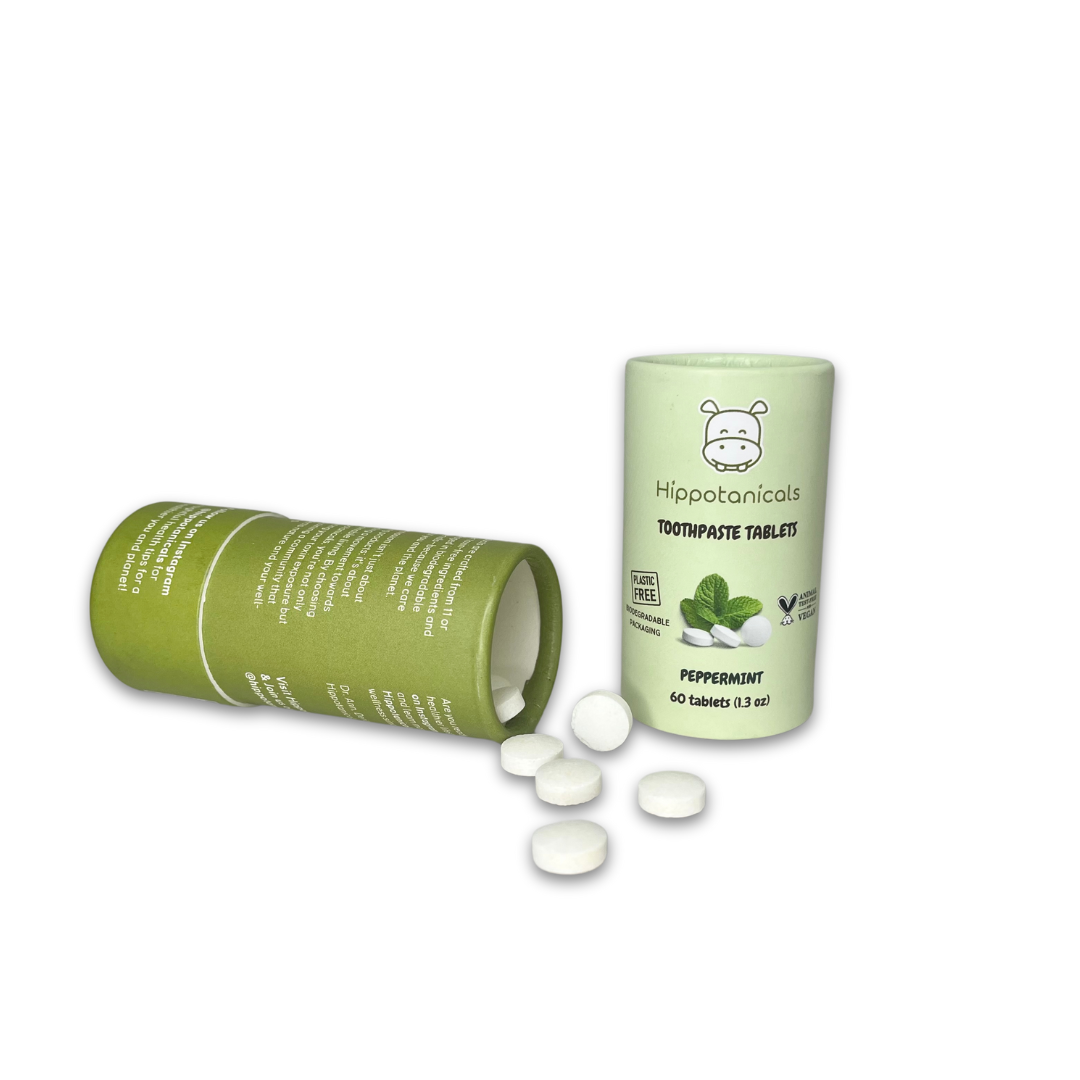 Toothpaste Tablets in Biodegradable Tube