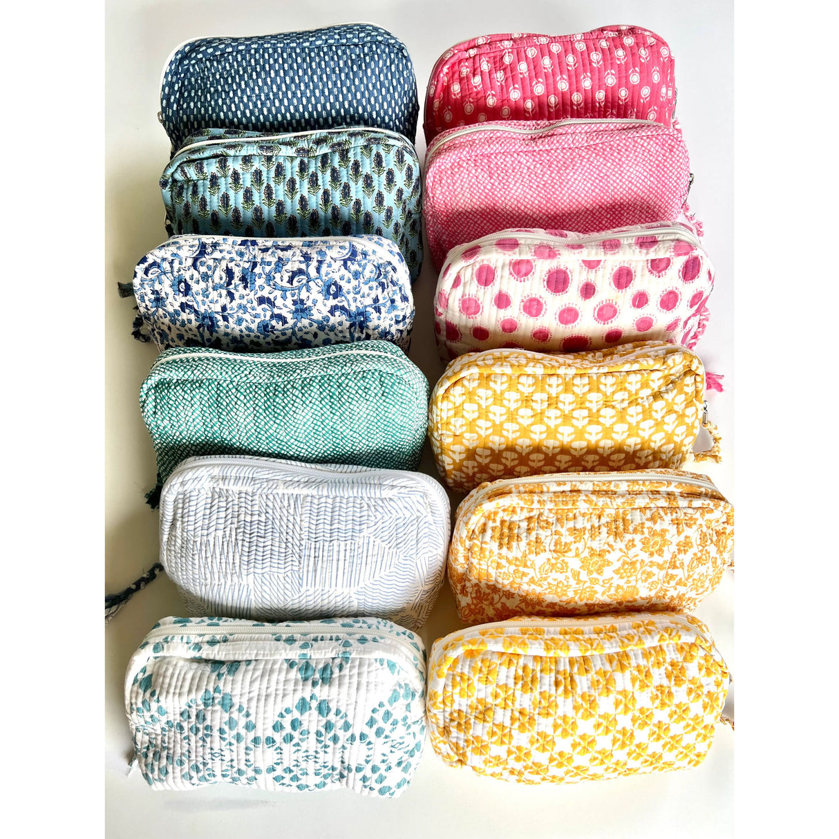 Travel Pouch Made from Upcycled Fabric