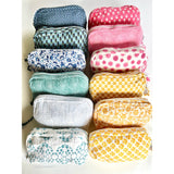 Travel Pouch Made from Upcycled Fabric